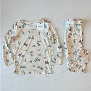 Bug + Bean La Dolce Vita Long Sleeve Bamboo Pajama Set 3T 4T 6